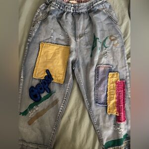 Patchwork Jeans